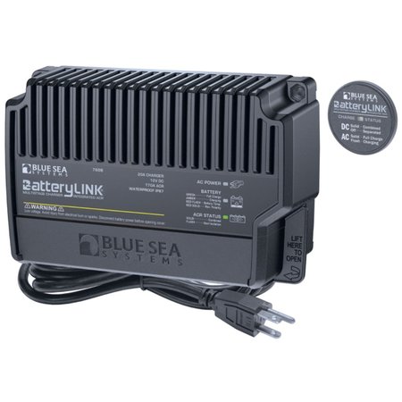 BLUE SEA SYSTEMS Blue Sea 7608 BatteryLink&reg; Charger (North America) - 12V - 20Amp - 7608